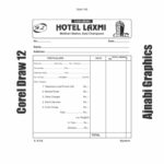 Hotel Bill Book Design