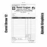Hotel Cash Memo Design