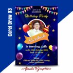 Birthday Party Celebration Card Design