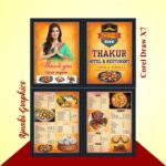 Restaurant Menu Card Design